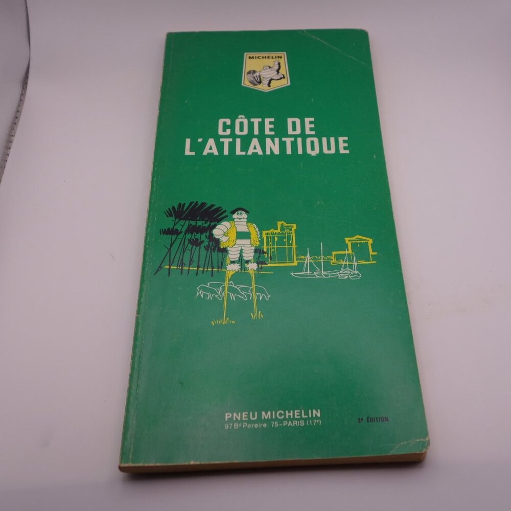 Vintage Michelin Cote de L'Atlantique 3e Edition Travel Guide